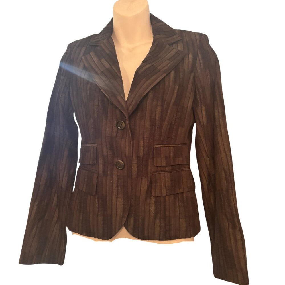 Pink Tartan Black Blazer
